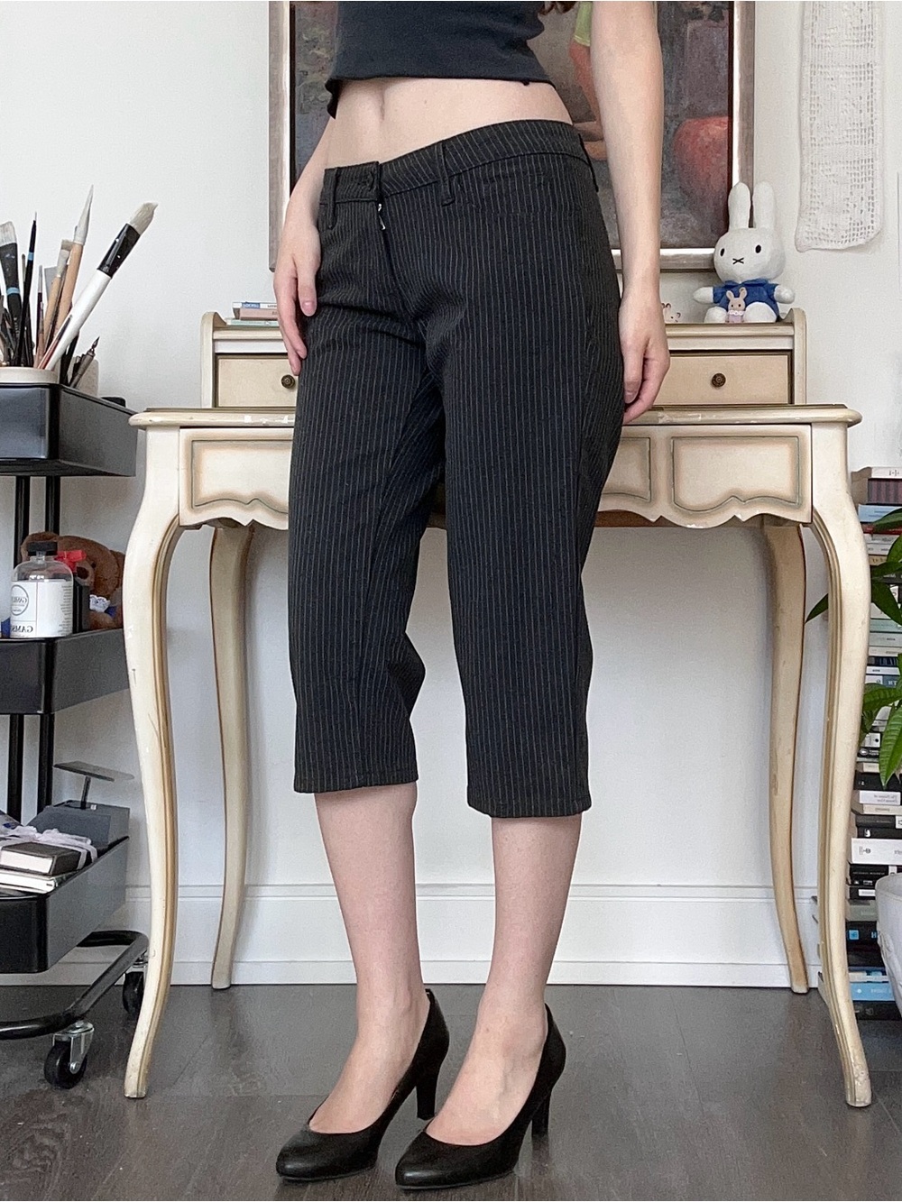 Brandy Melville Striped Capris